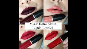 m a c retro matte liquid lipstick lip