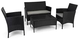 Outdoor Sofa And Chair Set Tempered