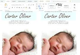 Free Birth Announcement Templates For Mac To Make Child Cards In