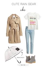 four cute rainy day outfits the mom edit