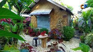 easy landscaping with bahay kubo