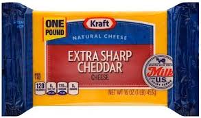 kraft extra sharp cheddar cheese 16