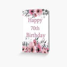 55 beautiful birthday wishes and sweet messages. Happy 70th Birthday Wishes Gifts Merchandise Redbubble