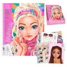 topmodel make up colouring book toys