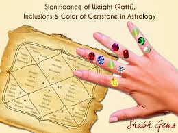 Significance Of Weight Ratti Inclusions Color Of