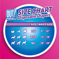 Out Pet Care Disposable Female Dog Diapers Absorbent With