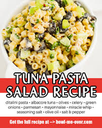 easy tuna pasta salad recipe bowl me over