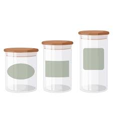 Glass Jars With Airtight Seal Wood Lids