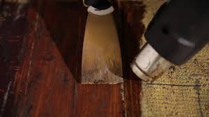 removing carpet glue from hardwood