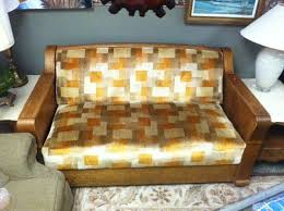 antique mission oak hide a bed sofa w
