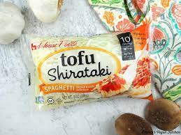 easy tofu and shirataki noodle stir fry