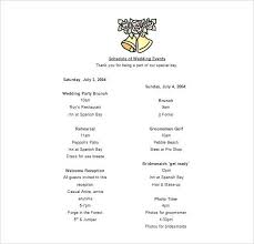 Party Schedule Template Naomijorge Co