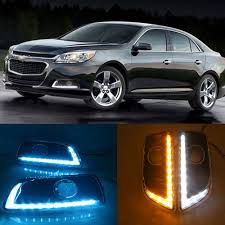 Us 54 63 24 Off Cscsnl 1 Set For Chevrolet Chevy Malibu 2011 2012 2013 2014 2015 Led Drl Daytime Running Lights Fog Head Lamp Cover Car Styling In