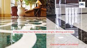 keep marble floors shining