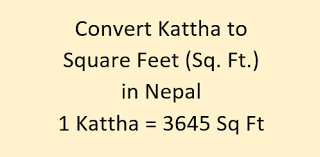 Square feet to square metres conversion. Kattha To Square Feet In Nepal Land Area Unit Converter