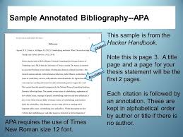 Owl mla annotated bibliography 