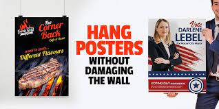 How To Hang Posters Without Damaging