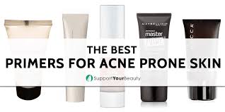 best makeup primer for acne e skin