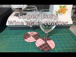Easy Wine Glass Coaster You