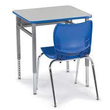 The convenience student desk has a length of 47.25, a width of 15.75 and a height of 30 inches, which are convenient dimensions as you. Smith System Planner Student Desk 27 W X 24 D 01285 Open Front School Desks Worthington Direct