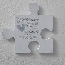 Grandpas Personalized Puzzle Piece