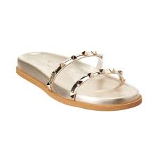Valentino Moonwalk Leather Sandal Slide