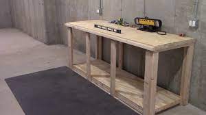 basement workbench all built you
