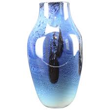 Josh Simpson Studio Blue Art Glass Blue