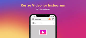 resize video for insram story feed