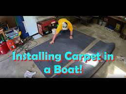 installing carpet in a boat part one