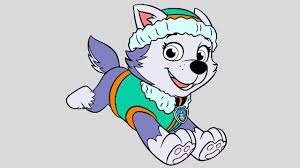 Paw patrol coloring pages collection. Paw Patrol Coloring Pages For Kids Paw Patrol Coloring Games Paw Patrol Everest Coloring Book Youtube
