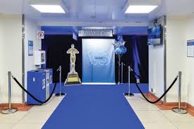royal blue event carpet flooring for