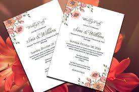 wedding invitation card template ms