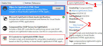 Lightswitch Help Website Blog Using D3 Controls In
