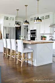 But the depth, or knee space, required varies with countertop height. Diy Tricks To Customize A Kitchen Island Thrifty Decor Chick Thrifty Diy Decor And Organizing