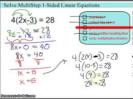 Solve Multistep 1 Sided Linear
