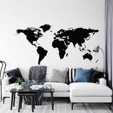 World Map Wall Decal Map Of The World