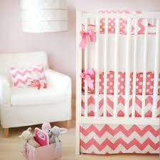 baby in hot pink girls crib bedding