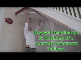 how to do basement drywall installation