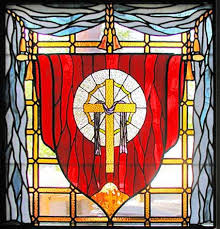 Cross Religious Leaded Stained Glass