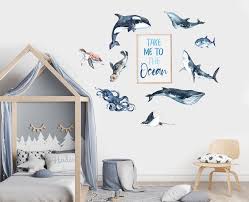 Ocean Life Wall Decals Lullaby Gifts