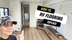 replace rv flooring rv renovations