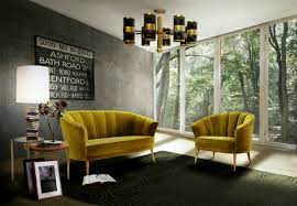 living room ideas with a yellow sofa