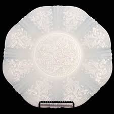 Depression Glass Cake Plate In The