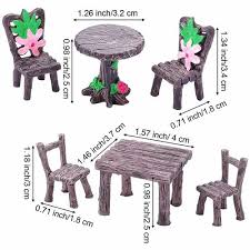 Miniature Table And Chairs Garden