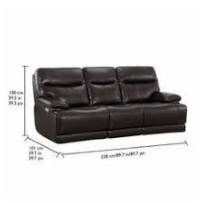 ridgewin leather power reclining sofa