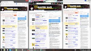 A side by side by side 4k scaling comparison Firefox Chrome IE9.