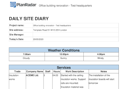 Our 24/7 emergency helpline and call out service is available 365 days of the year, ensuring that we are always on hand to provide expert advice and immediate help, day or night. Site Diary Template For Construction Projects Planradar