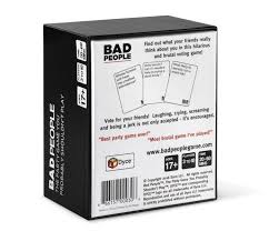 Maybe you would like to learn more about one of these? Bad People Bad People The Party Game You Probably Shouldn T Play