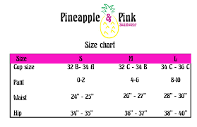 Size Chart Pineapple And Pink
